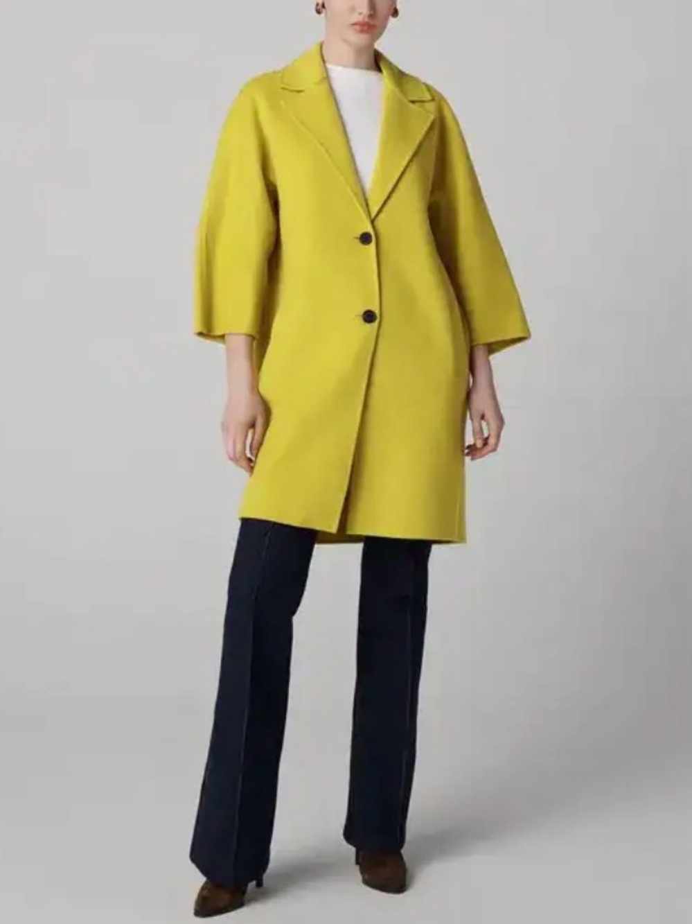Diane von Furstenberg Diane Wool Coat in Pepperoncini Size M